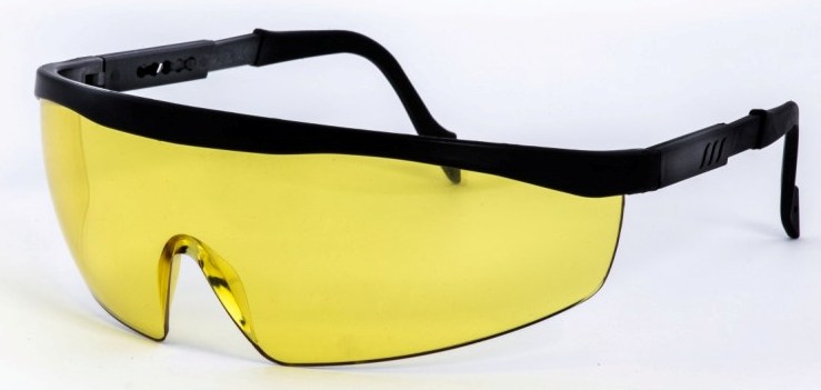 очки универсальные желтые  у-02